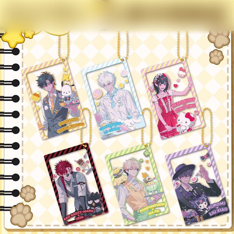 HK1 Link Click x Sanrio Acrylic ba lô mặt dây chuyền móc khóa quà tặng cho bạn gái Anime ngoại vi KH1