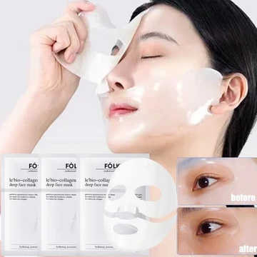 Mặt nạ Bio Collagen - Mặt nạ Gel nâng Spa - Mặt nạ Hydrogel qua đêm - Thu nhỏ lỗ chân lông, dưỡng ẩm, làm sáng - Mặt nạ chia tấm - Mặt nạ dưỡng ẩm sâu - Chăm sóc da mặt