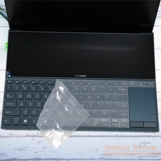 Dành Cho ASUS ZenBook Duo 2021 UX482 UX482EA UX482EG UX482E UX 482 EA EG FL FN 14 inch laptop Silicon Bàn Phím Bao Da Bảo Vệ