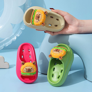 Dép Trẻ Em Hình Capybara - Dép Lê Phòng Tắm Chống Trượt Dễ Thương Cho Bé