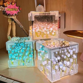 Pnpia 1 Bộ Cặp Đôi Bạn Gái Quà Tặng 10cm Sáng Tạo DIY Biển Khối Ba Chiều Đèn Ngủ Nhỏ Gói Chất Liệu Boutique