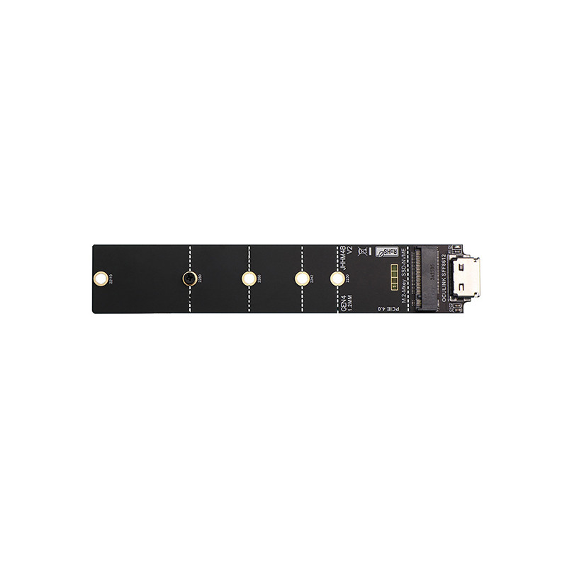 JMT SFF8612 Sang M.2 M Key SSD Oculink Thẻ Chuyển Đổi Tốc Độ Cao PCI-E 4.0 X4 Gen4 Cho M.2 NVME SSD