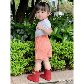 Punchun SS2025 Bộ cộc Happy Vibes cho bé T6.0