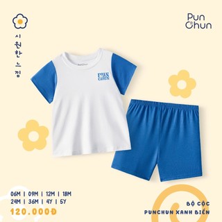 Punchun SS2025 Bộ cộc Groovy cho bé