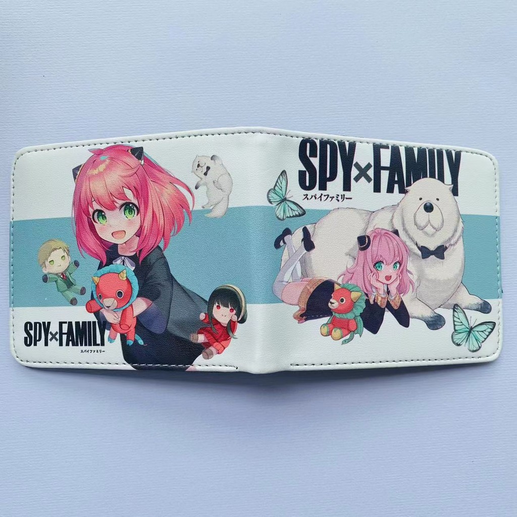 Ví da PU in họa tiết Spy x Family 3D dành cho trẻ em