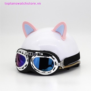 Toplanswatchstore 2 Chiếc Tai Mũ Bảo Hiểm Trang Trí Xe Máy Điện Dễ Thương Dán Trang Trí Nhiều Màu Mũ Bảo Hiểm Xe Máy Đa Năng Phụ Kiện VN