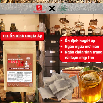 Trà Điều Hoà Huyết Áp Cao- Giúp Hạ, Ổn Định Huyết Áp, Phòng Ngừa Vấn Đề Tim Mạch, Giảo Cổ Lam