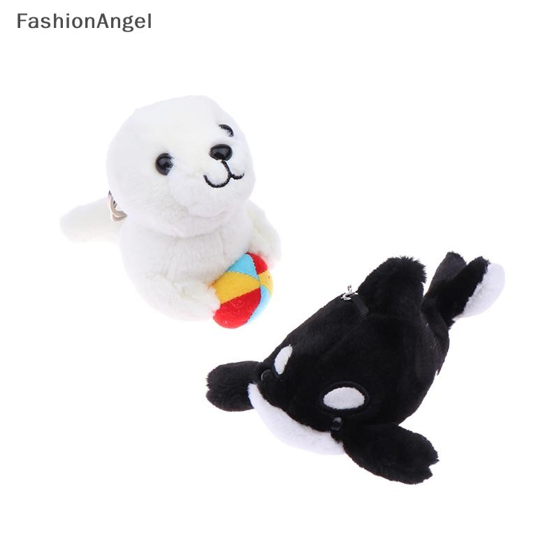 FashionAngel Hàng Hải Động Vật Series Móc Khóa Sang Trọng Động Vật Búp Bê Biển Sư Tử Sát Thủ Cá Voi Trượt Ray Cá Voi Móc Khóa Ba Lô Quyến Rũ Túi Trang Trí VN