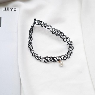 Luimo Thời Trang Choker Vòng Cổ Đen Xương Đòn Hình Xăm Dây Chuyền Ngôi Sao Mặt Dây Chuyền Người Phụ Nữ Cô Gái Cổ Trang Sức Đảng Cổ Mặt Dây Chuyền Vòng Cổ SBS