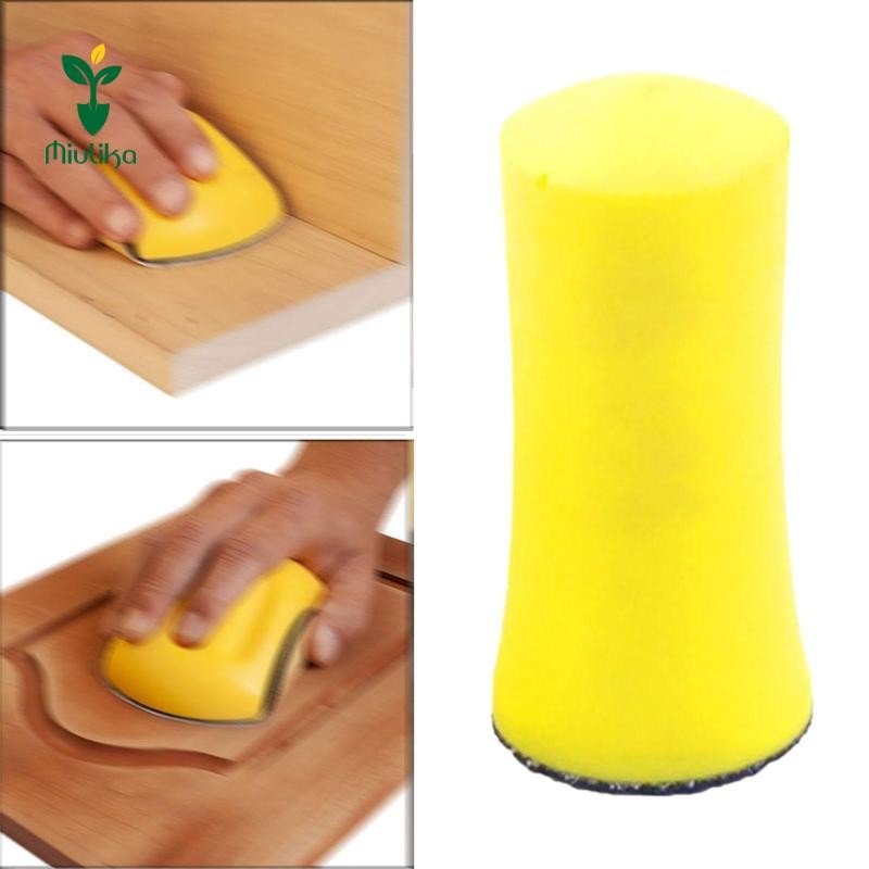 Tay Chà Nhám Khối Tay Sander Công Thái Cầm Đánh Bóng Miếng Lót Chà Nhám Cho Nội Thất Phục Hồi Xe Ô Tô Thân Xe