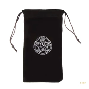 Ở lại Túi bói toán Thẻ Tarot Altar Hộp Tarot Nhung Hộp đựng Tarot Hộp đựng