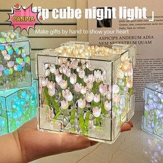 Pnpia 1 Bộ Cặp Đôi Bạn Gái Quà Tặng 10cm Sáng Tạo DIY Biển Khối Ba Chiều Đèn Ngủ Nhỏ Gói Chất Liệu Boutique