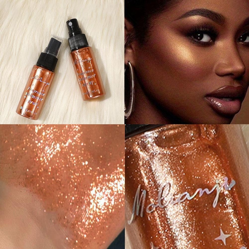 Chất Lỏng Body Highlighting Shimmer Oil Trang Điểm 5 Màu Lotion Mỹ Phẩm Xịt Phát Sáng Lấp Lánh Glow H3