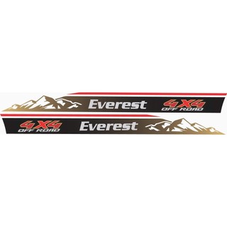 Tem xe decal dán xe ô tô 7 chỗ ford everest, tem dán sườn se SUV, tem xe thể thao mẫu mới, tem dán xe 7 chỗ.
