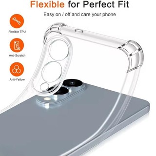 Ốp Điện Thoại Samsung S25 FE Cho Samsung Galaxy S25 Edge S24 S23 S22 S21 S20 S10 S10E S9 Plus Ultra FE 5G 4G Vỏ Điện Thoại Silicon Mềm Trong Suốt Chống Rơi