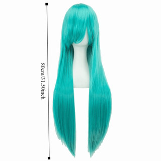 HARRIETTLO Halloween Cosplay Tóc Giả, Tóc Tổng Hợp Dài Gothic 80cm, Chịu Nhiệt Thoáng Khí Tự Nhiên Đỏ Tím Anime Thẳng Tóc Nữ