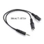 BTM Professional 1 RCAs Nam Đến Hai Nữ Cáp Chia Mạ Vàng Kết Nối Xây Dựng Cho Tín Hiệu Âm Thanh Transmis