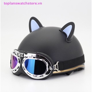 Toplanswatchstore 2 Chiếc Tai Mũ Bảo Hiểm Trang Trí Xe Máy Điện Dễ Thương Dán Trang Trí Nhiều Màu Mũ Bảo Hiểm Xe Máy Đa Năng Phụ Kiện VN