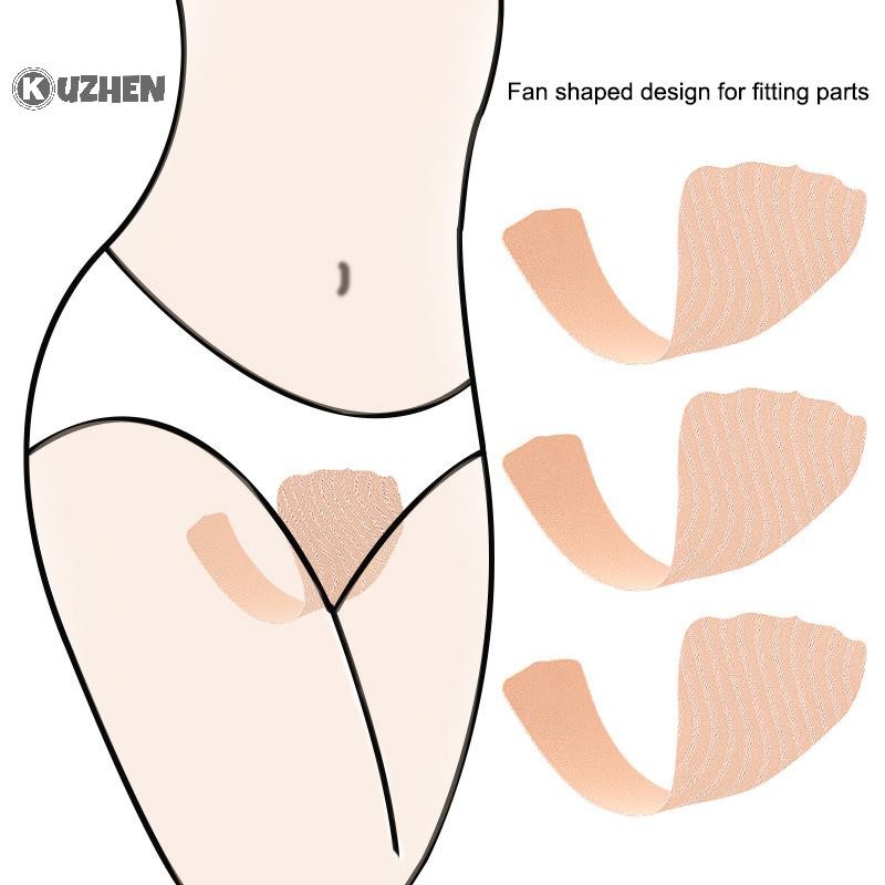 KUZHEN Camel Ngón Chân Che Khuyết Điểm Có Thể Tái Sử Dụng Traceless Vô Hình Dính Dành Cho Nữ Quần Legging Đồ Bơi Activewear Chống Thấm Nước Bao Pad HOT