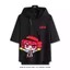 YB1 KASENE TETO Hatsune Miku mùa hè có mũ trùm đầu ngắn tay Áo hoodie dáng rộng BY1