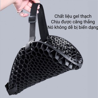 Đệm Lót Yên Xe Máy 3D, Hình Tổ Ong Chống Trượt, Giảm áp lực lên mông, giảm đau mông, ê mông