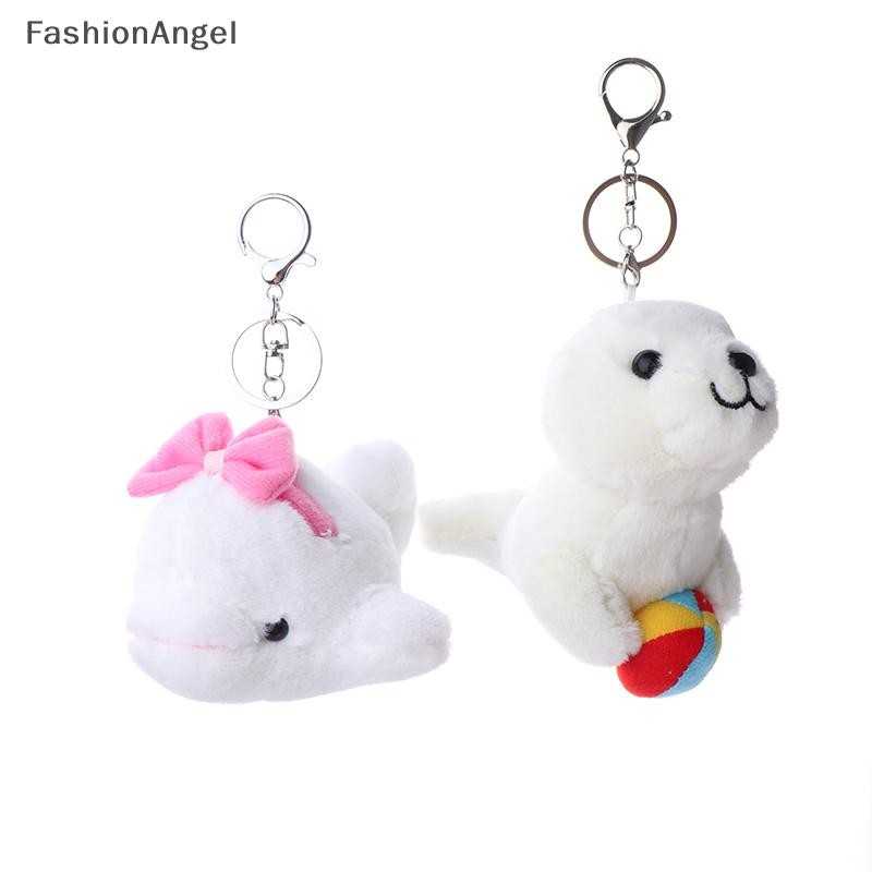 FashionAngel Hàng Hải Động Vật Series Móc Khóa Sang Trọng Động Vật Búp Bê Biển Sư Tử Sát Thủ Cá Voi Trượt Ray Cá Voi Móc Khóa Ba Lô Quyến Rũ Túi Trang Trí VN