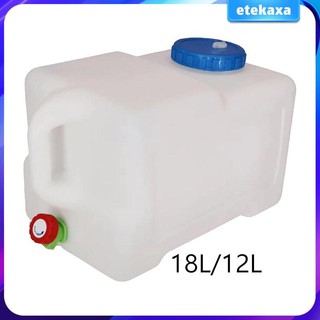 Hộp đựng nước, Hộp đựng nước có vòi, nước cắm trại