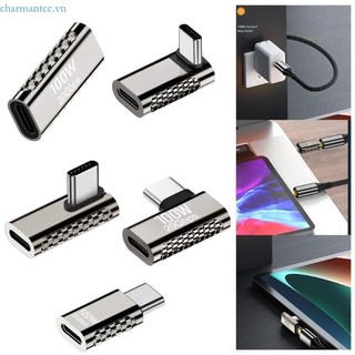 Charmantcc1 90 Độ USB-C Cáp Sạc Kết Nối Truyền Dữ Liệu Cho Laptop Điện Thoại