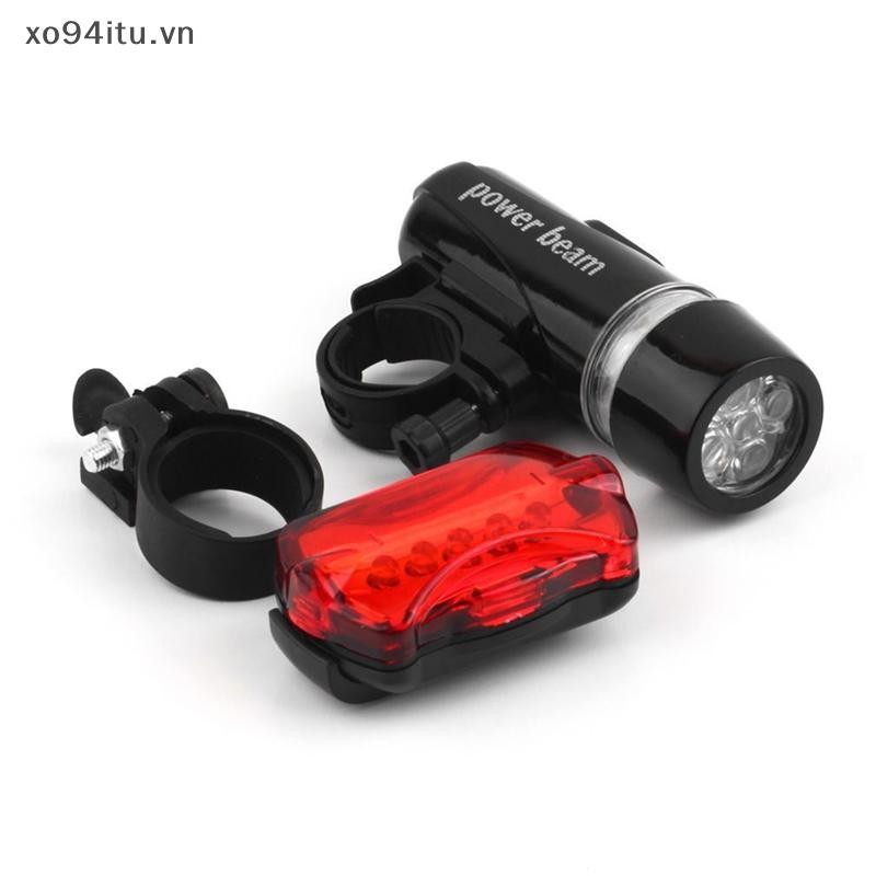 Đèn LED XOITU Đèn trước xe đạp + Đèn pin chống nước an toàn phía sau VN