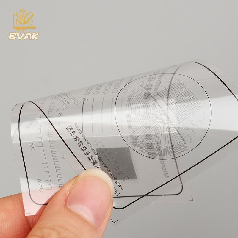 Alittlesetrtu Thước Mềm Kính Hiển Vi Micro Hiệu Chỉnh Đường Trượt Chiều Rộng Đường Kính Hạt Dụng Cụ Đo Điểm Phim Độ Chính Xác Cao VN