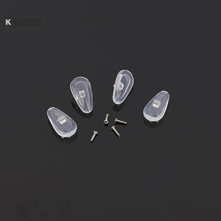 KUZHEN 1 Bộ Kính Silicon Miếng Lót Mũi Túi Khí Mềm Chống Trơn Trượt Đệm Khí Boles Kính Mắt Miếng Lót Mũi Với Tua Vít Kính Mắt Phụ Kiện HOT