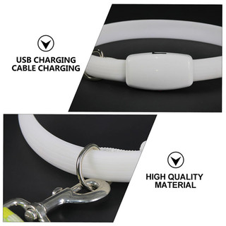 Vòng cổ cho chó - 11 màu Sáng cổ chó LED Vòng cổ chó USB Vòng cổ chó có thể sạc lại để đi bộ ban đêm Huấn luyện an toàn & Hỗ trợ hành vi