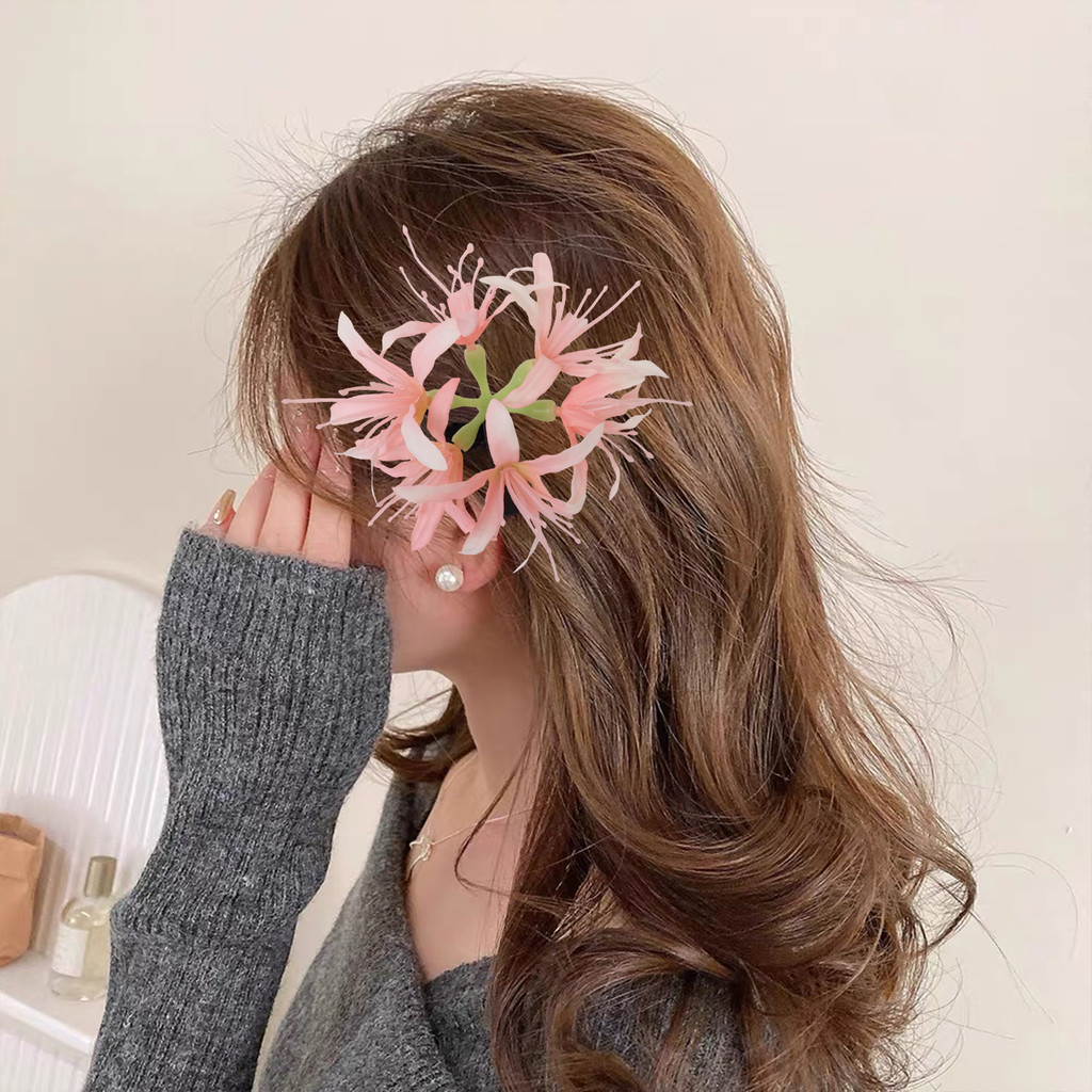 Cô Gái Hàn Quốc Đuôi Ngựa Barrettes - Vintage Thanh Lịch Tiệc Cưới Mỏ Vịt Kẹp Tóc - Tiệc Thời Trang Ngày Lễ Mũ