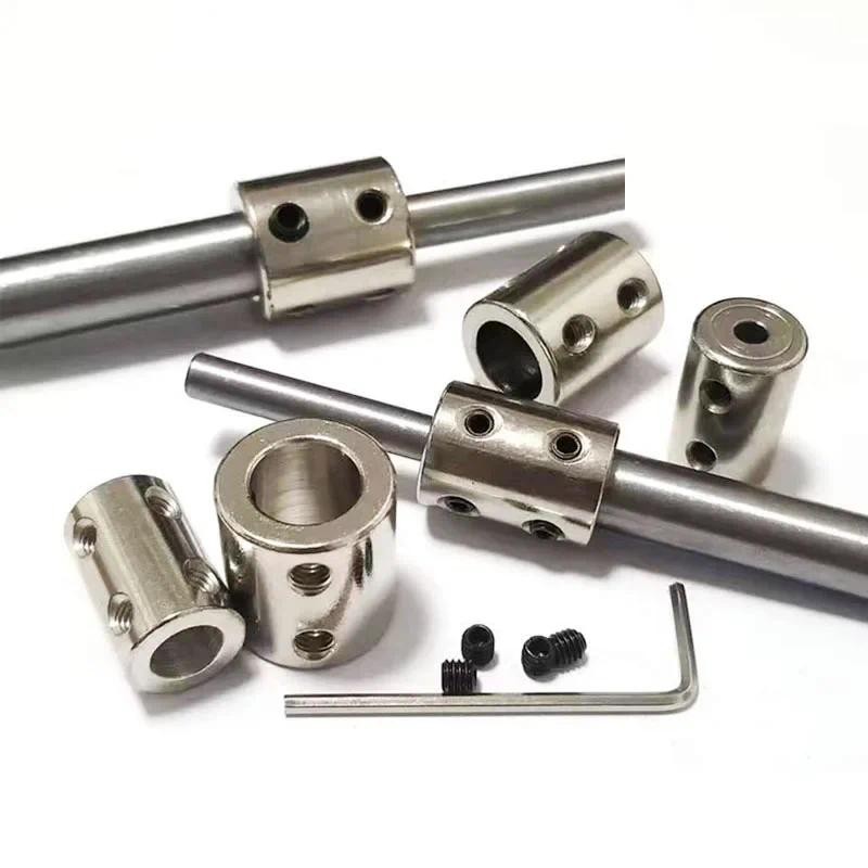 1PC 3 / 4 / 5 / 6 / 6.35 / 7 / 8 / 10 / 12m 45 # Thép Cứng Trục Khớp Nối Khớp Nối Động Cơ Truyền Động Tay Áo DIY Động Cơ Động Cơ Phần