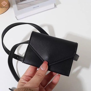 PCWKKef Retro Phong Cách Hàn Quốc Nữ Thắt Lưng Túi Chìa Khóa Điện Thoại Kép Trang Trí Dây Mỏng Phụ Kiện Thời Trang Cho Nữ Mới