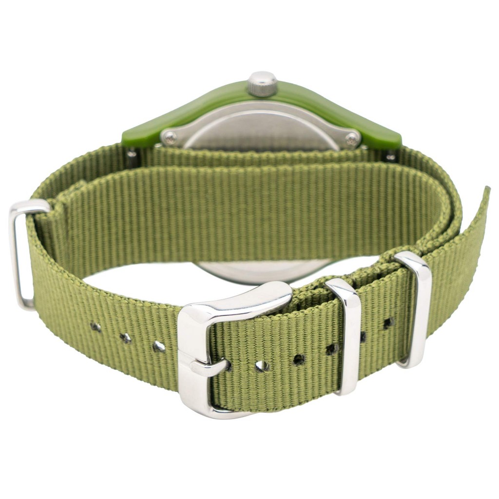 Đồng Hồ Nam Q&Q Men's Analog Solar - Chống Nước 10ATM Dây Đeo Nylon Nhiều Màu