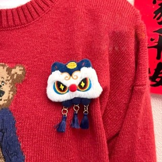 Asdfger Lion Dance Búp Bê Nhồi Bông Móc Khóa, Hoạt Hình Sang Trọng Rắn Năm Móc Khóa, Hoạt Hình PP Túi Cotton Mặt Dây Chuyền Quà Tặng