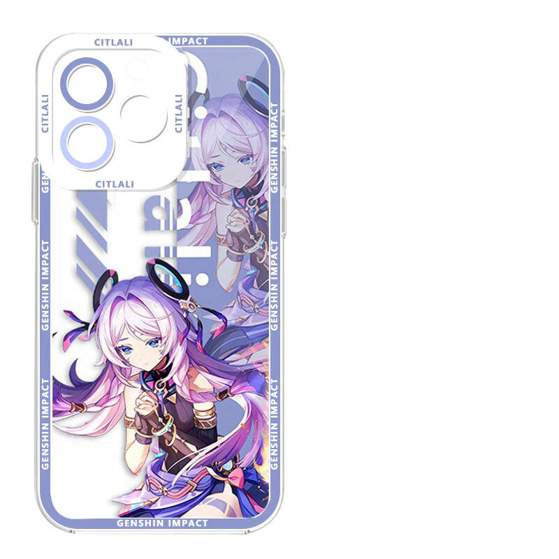 Ốp Lưng Cho Iphone 16 Pro Max 11 12 13 14 15 Pro Max 6 6S 7 8 Plus X XS XR SE 2 3 Vỏ Genshin Impact Citlali Mavuika Game Silicon Trong Suốt Bảo Vệ Camera Chống Sốc