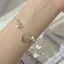 Hoạt Hình Ngọc Mèo Little Devil i-Star Vòng Tay Nữ Hàn Quốc Thiết Kế Cảm Giác Sinh Viên Vòng Tay Cô Gái Ngọt Ngào Và Dễ Thương