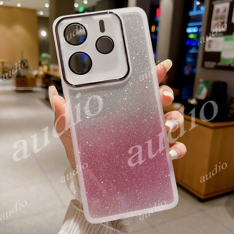 Redmi Note 15 14 5G 4G Ốp điện thoại Bling Long lanh cho Redmi Note 14 15 Pro Plus Pro+ 14Pro 14Pro+ 15Pro 15Pro+ 5G 4G Vỏ chống sốc trong suốt trong suốt với mặt sau bảo vệ ống kính máy ảnh đầy đủ cho Redmi Note14 Note15 Pro Pro+ Note14Pro+ Note15Pro+ 5G