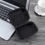 Vỏ bảo vệ bộ sạc SAMO, Bộ sắp xếp cáp dữ liệu USB có khóa kéo, Túi đựng tai nghe bằng da PU chống va chạm di động