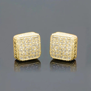 Bông tai zircon và bạc S925 thời trang đơn giản - Quà tặng hoàn hảo cho nàng