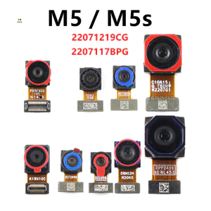 Mặt Trước Lưng Chính Camera Cho Xiaomi Poco M5s M5 Mặt Trước Selfie Mặt Sau Camera Lớn Flex Cáp Thay Thế Một Phần 2207117BPG,