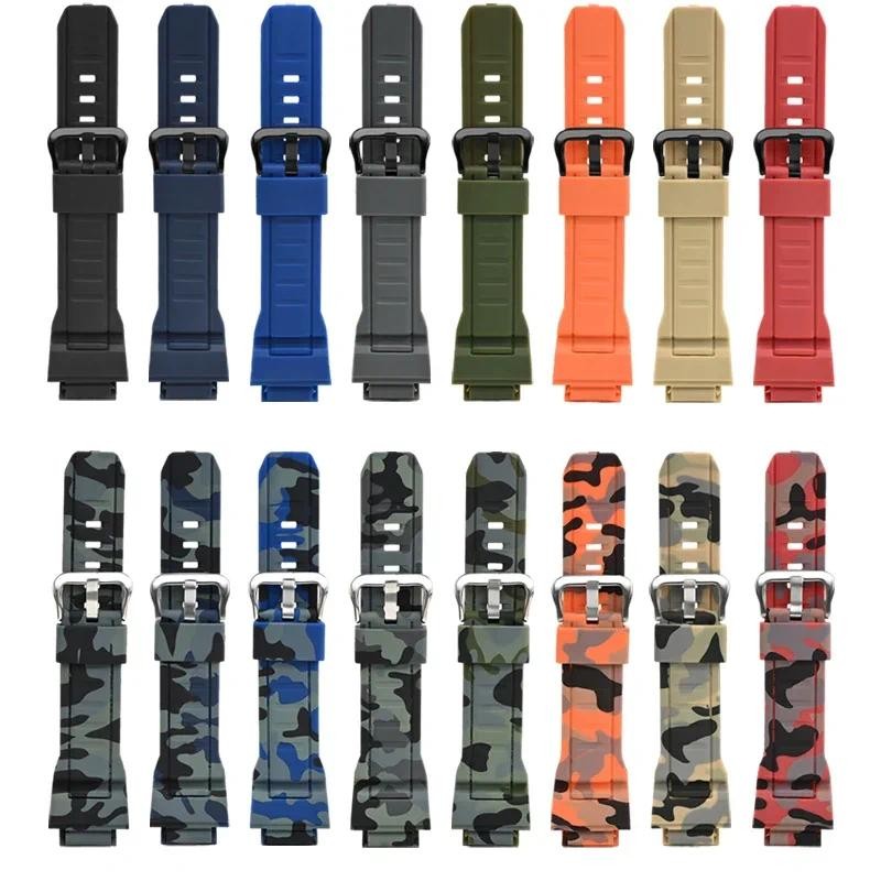 Dây đeo đồng hồ TPU cho CASIO G-SHOCK GW-9400 GW-9300 G-9300 Rangeman Dây đeo đồng hồ Vòng đeo tay chống nước Nam thể thao Wirstband Ngụy trang