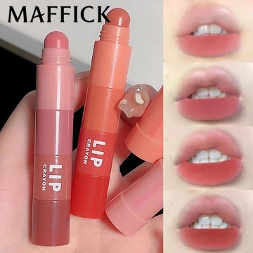 Son môi dạng bút chì Cappuvini 4 trong 1 dạng thỏi nhung lì mini Lip Tint lâu trôi không thấm nước phong cách Hàn Quốc 【bluey】