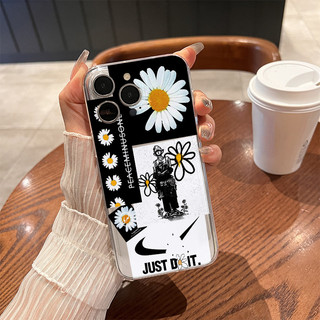 Ốp Lưng Trong Suốt Hoa Cúc Cho Samsung S25 S24 S23 S22 S21 S20 S10 FE NOTE10 NOTE20 FE PLUS ULTRA A06 A14 A20S A34 A35 M33 A73 A72 A71 A55 A54 A53 A52 A51 A50 A33 A32 A31 A30 A25 A24 A23 A22