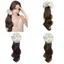 Đuôi ngựa móng vuốt gợn sóng dài FUJIZOU, Tóc giả đuôi ngựa xoăn xoăn kiểu Hàn Quốc, Tóc nối dài thanh lịch Tóc đuôi ngựa lông tơ tự nhiên hàng ngày
