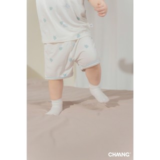 Chaang SS2025 Bộ cộc cúc vai Bloom cho bé