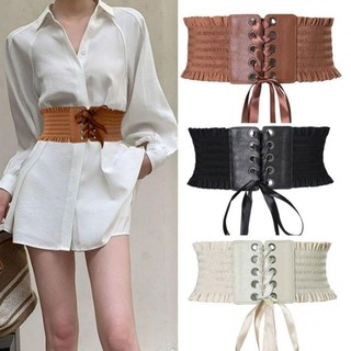 Thắt Lưng Corset NCE da PU và lụa, thời trang dành cho cô gái và cô dâu