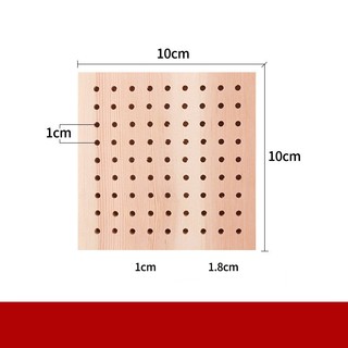 Đế gỗ tự nhiên đục lỗ, dụng cụ tạo hình đất sét, cắm tượng đất sét